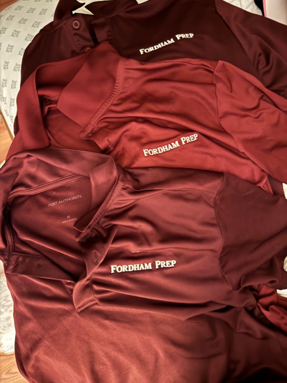 Fordham Prep Maroon Polo Shirt - Embroidered Logo